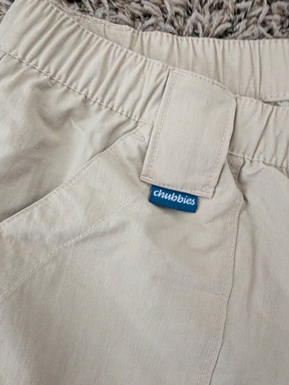 Chubbies Men's Dry-Flys Fishing Shorts - 5.5 Inseam - Tan - Medium - Picture 3 of 6